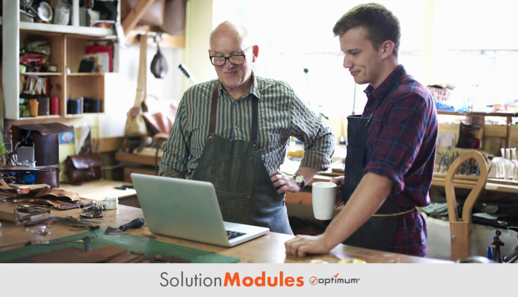 small business using crm